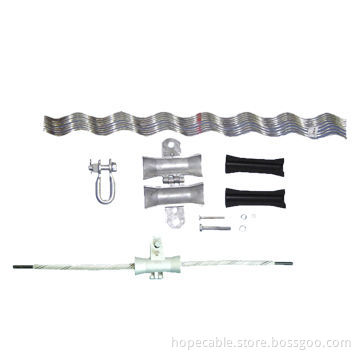 300-1000m Span Single Suspension Clamp for ADSS Aerial Optic Cable, 9.0-18.8mm Cable Diameter